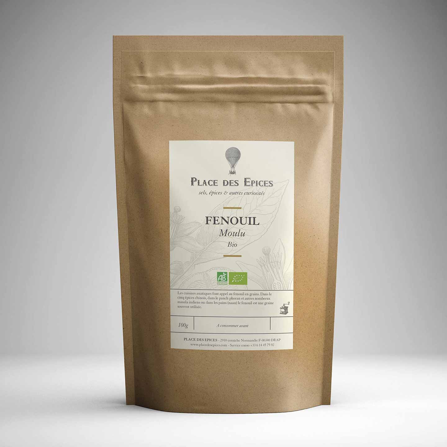 FENOUIL MOULU 50G PLACE DES ÉPICES