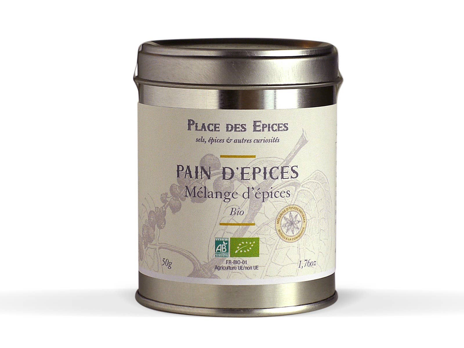 MÉLANGE PAIN D'ÉPICES BIO 50G PLACE DES ÉPICES
