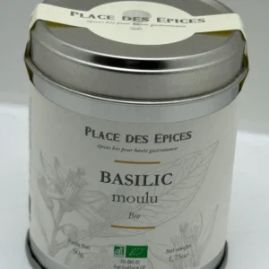BASILIC MOULU BIO 50G PLACE DES ÉPICES