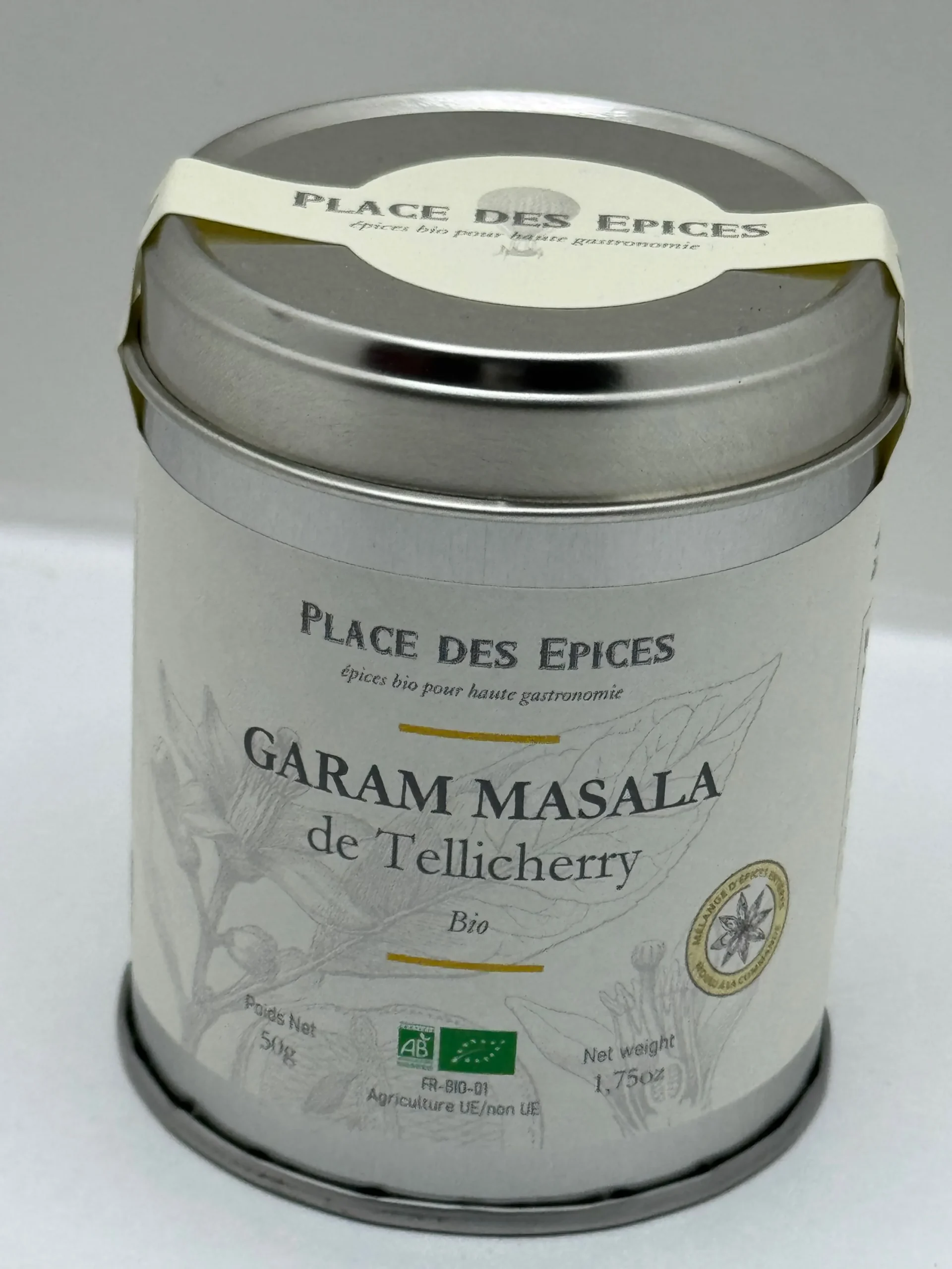 GARAM MASALA DE TELLICHERRY BIO PLACE DES ÉPICES