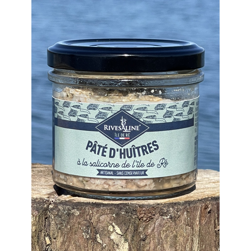 PATÉ D'HUITRES A LA SALICORNE RIVESALINES 90G