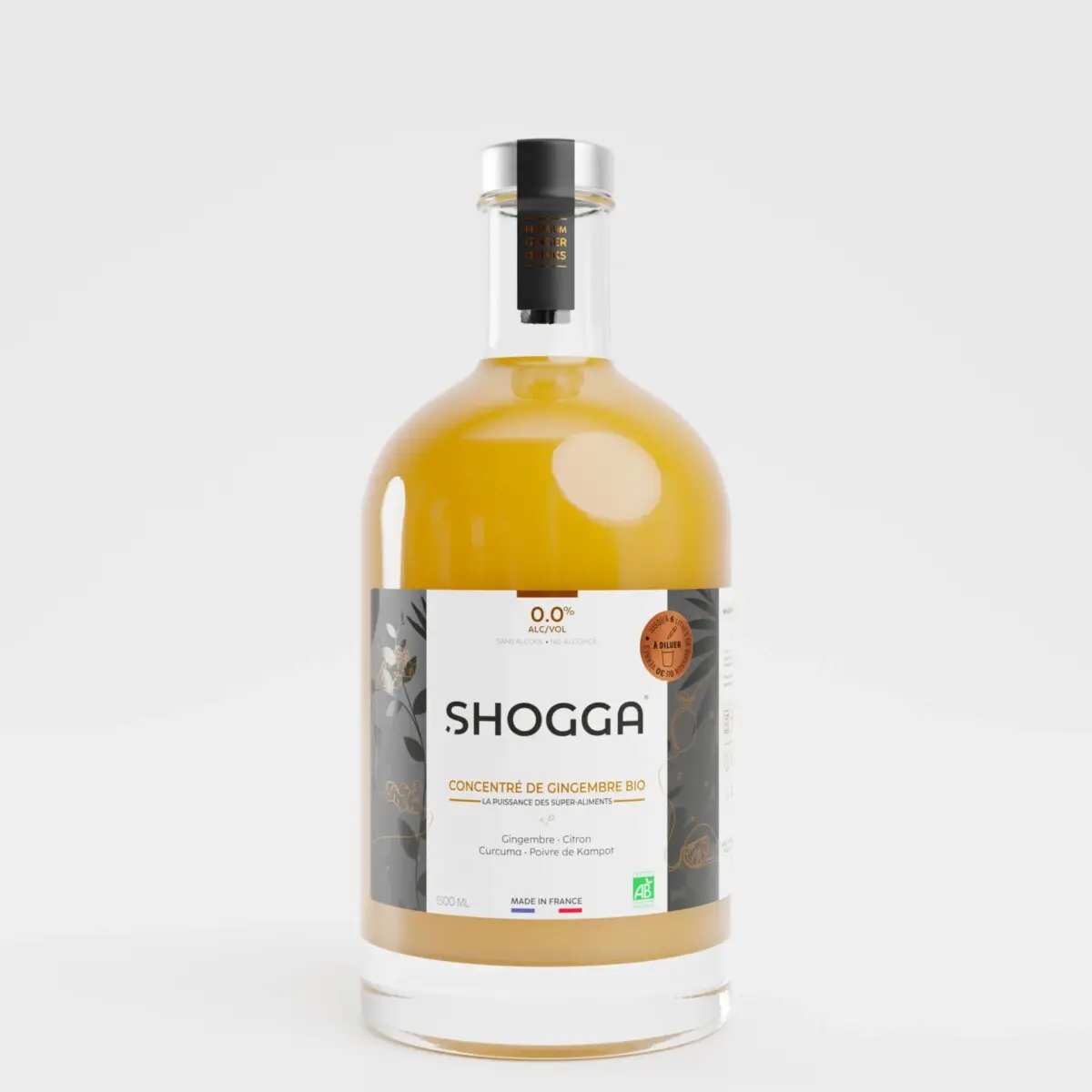 SHOGGA - JUS CONCENTRÉ DE GINGEMBRE 500ML SANS ALCOOL