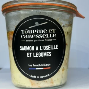 SAUMON A L'OSEILLE ET LÉGUMES