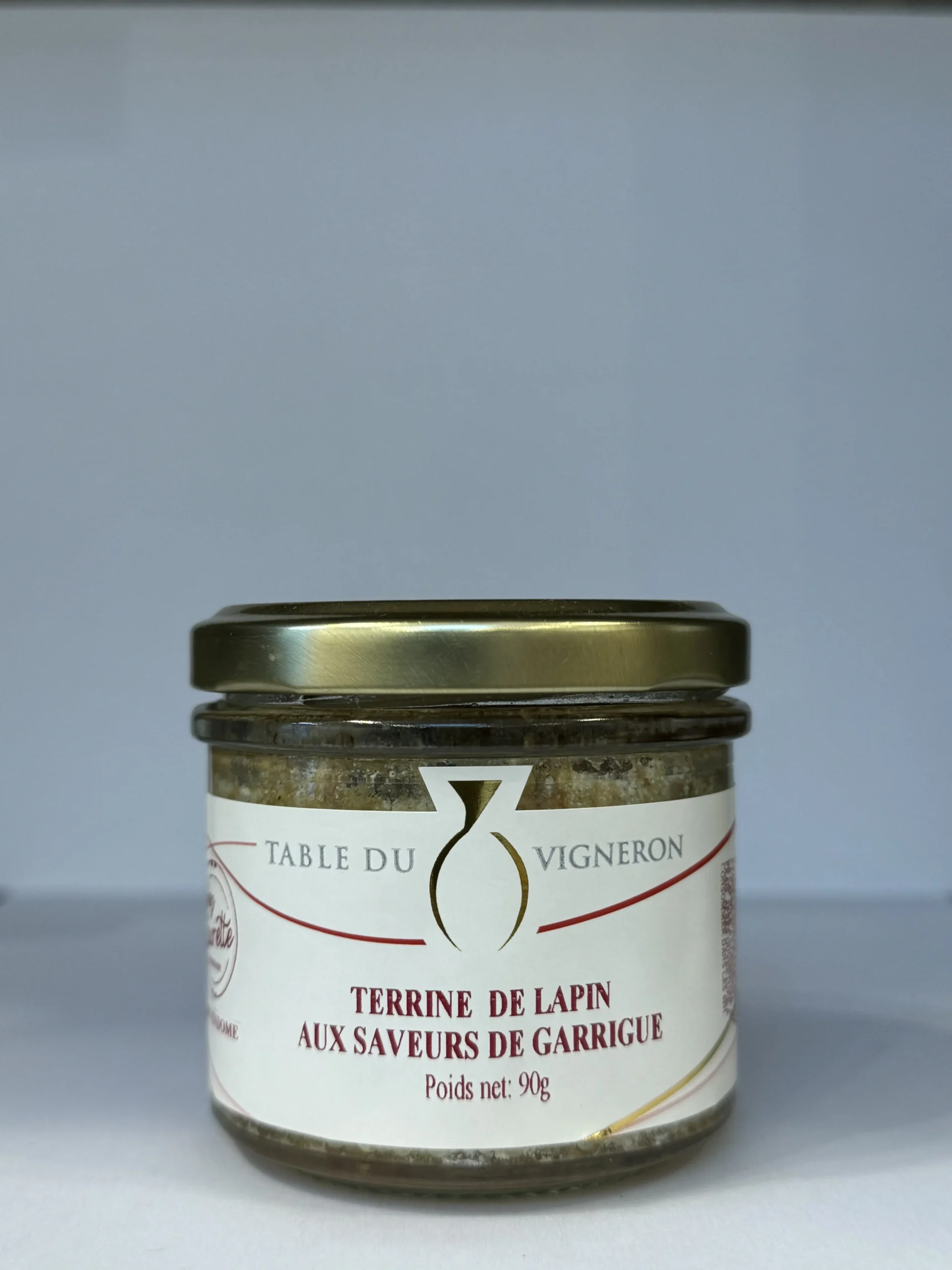 TERRINE DE LAPIN AUX SAVEURS DE GARRIGUE LES SANTOLINES 90g