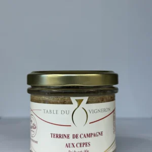 TERRINE CAMPAGNE AUX CEPES LES SANTOLINES 90G