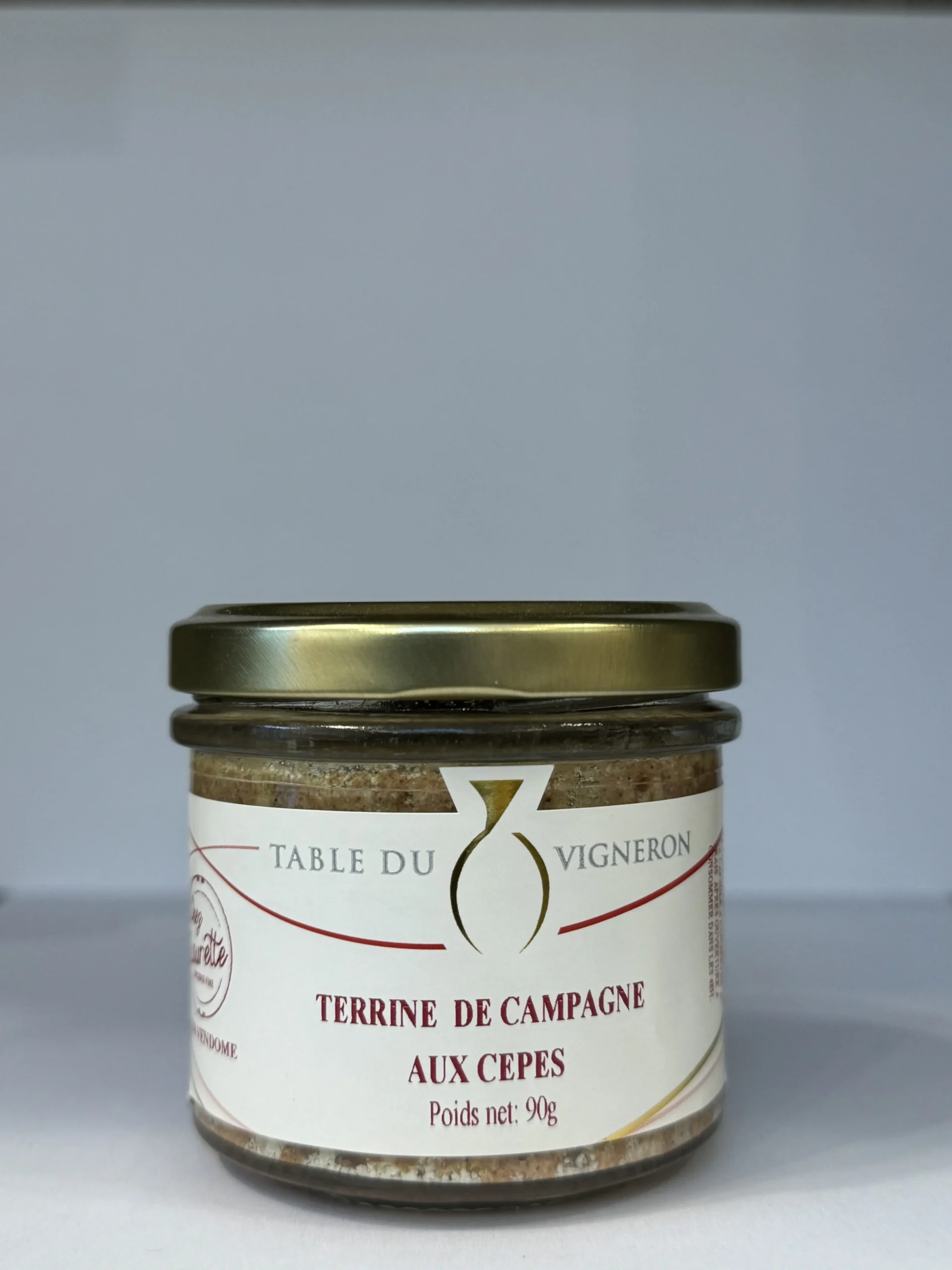 TERRINE CAMPAGNE AUX CEPES LES SANTOLINES 90G