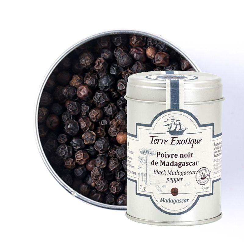 POIVRE NOIR DE MADAGASCAR BIO 70G TERRE EXOTIQUE