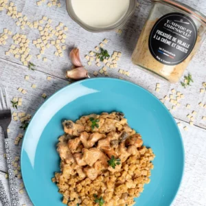 FRICASSÉE DE VOLAILLE À LA CRÈME ET CROZETS 400G TOUPINE ET CABESSELLE