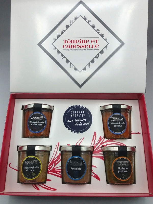 COFFRET APERITIF SAVEURS DE LA MER TOUPINE ET CABESSELLE