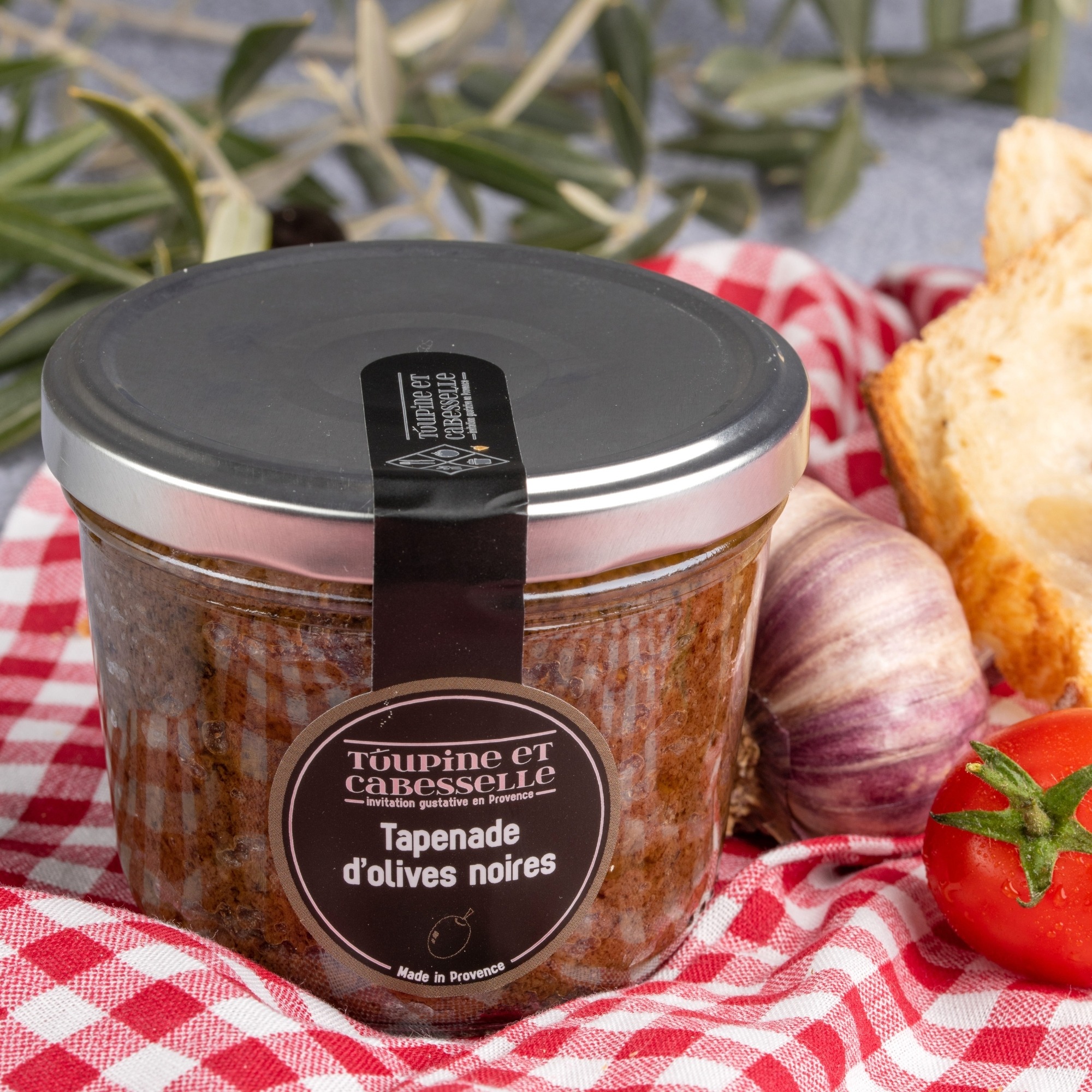 TAPENADE OLIVE NOIRE 180G TOUPINE ET CABESSELLE