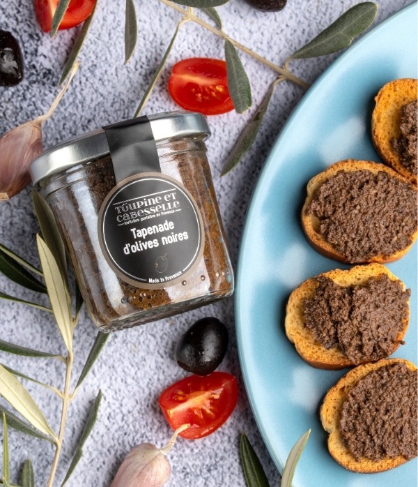 TAPENADE OLIVE NOIRE 90G TOUPINE ET CABESSELLE