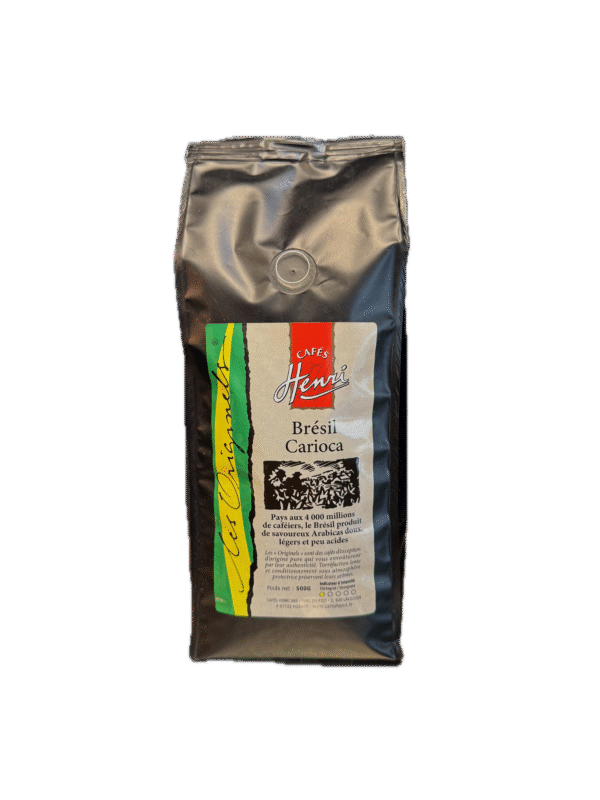 CAFÉ GRAIN BRÉSIL CARIOCA ITALIEN HENRI 500G