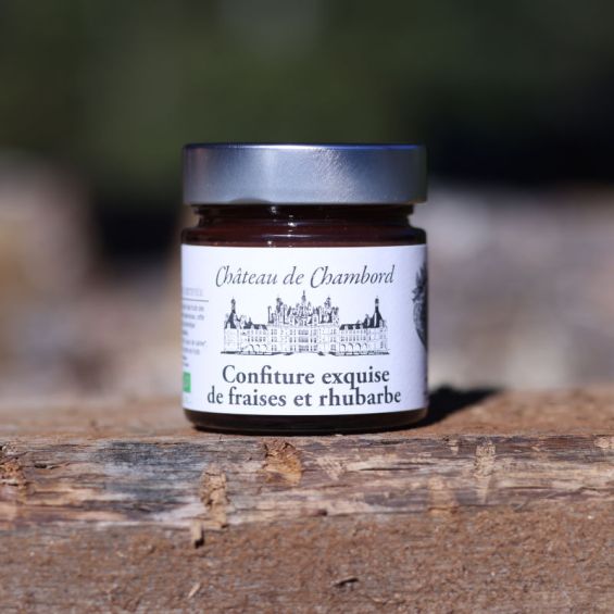CONFITURE DE FRAISE/RHUBARBE BIO 250G CHÂTEAU DE CHAMBORD