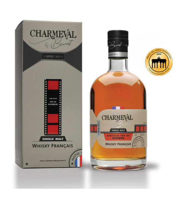 WHISKY FRANÇAIS CHARMEVAL FÛT BOURBON 42% BRUANT 70CL – Image 2