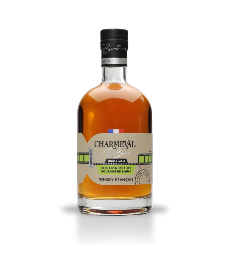WHISKY FRANÇAIS CHARMEVAL FÛT BOURGOGNE BLANC 42% BRUANT 70CL
