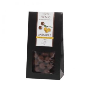 CHOCOLAT CROUSTILLANT FINEMENT PARFUMÉ À L'EAU DE VIE DE MIRABELLES 100G CAFÉ HENRI