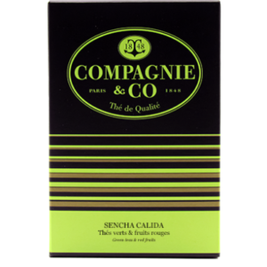 THÉ VERT SENCHA CALIDA COMPAGNIE COLONIALE 25 SACHETS