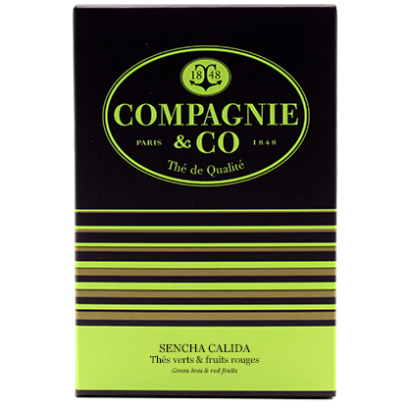 THÉ VERT SENCHA CALIDA COMPAGNIE COLONIALE 25 SACHETS