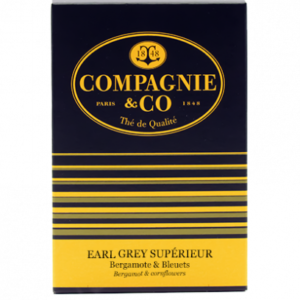 THÉ NOIR EARL GREY COMPAGNIE COLONIALE 25 SACHETS