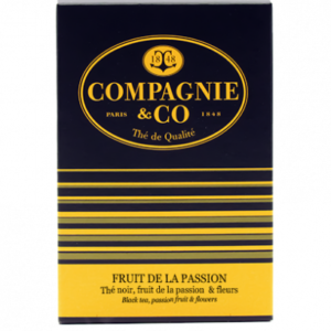 THÉ NOIR FRUIT DE LA PASSION COMPAGNIE COLONIALE 25 SACHETS