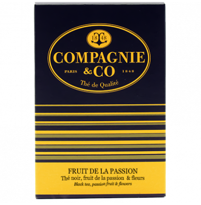 THÉ NOIR FRUIT DE LA PASSION COMPAGNIE COLONIALE 25 SACHETS