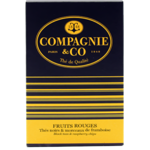 THÉ NOIR FRUITS ROUGES COMPAGNIE COLONIALE 25 SACHETS