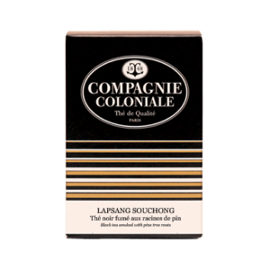 THÉ NOIR FUMÉ LAPSANG SOUCHONG COMPAGNIE COLONIALE 25 SACHETS