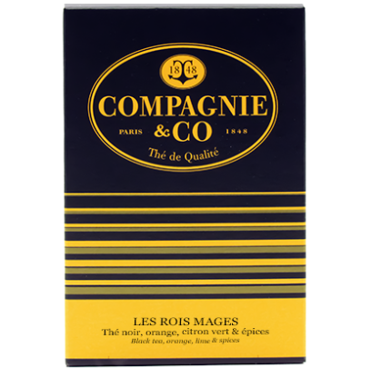 THÉ NOIR LES ROIS MAGES COMPAGNIE COLONIALE 25 SACHETS