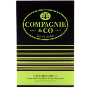 THÉ VERT À LA MENTHE COMPAGNIE COLONIALE 25 SACHETS