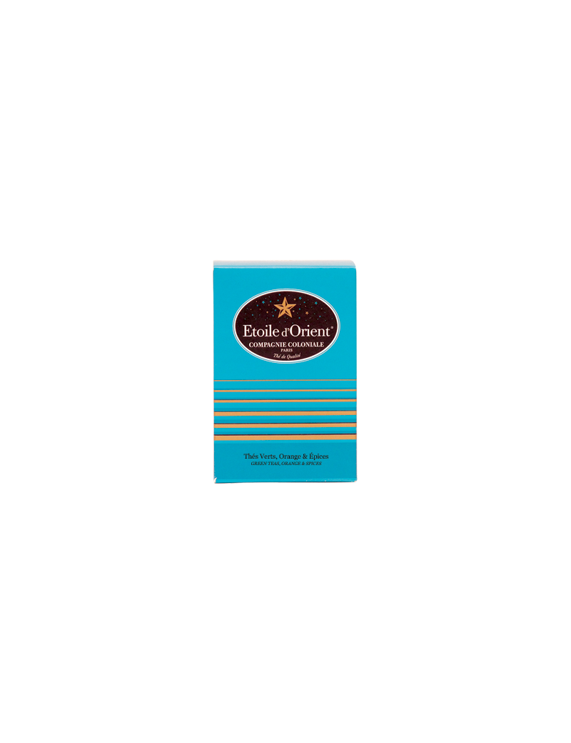 THÉ VERT ÉTOILE D'ORIENT COMPAGNIE COLONIALE 25 SACHETS