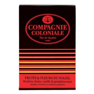 THÉ ROOIBOS FRUITS ET FLEURS DU SOLEIL COMPAGNIE COLONIALE 25 SACHETS