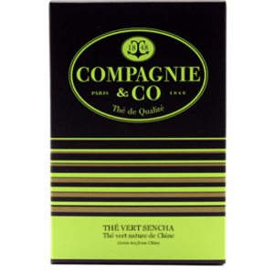 THÉ VERT SENCHA COMPAGNIE COLONIALE 25 SACHETS