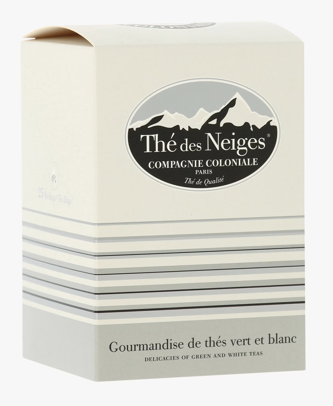 THÉ BLANC ET VERT THÉ DES NEIGES COMPAGNIE COLONIALE 25 SACHETS