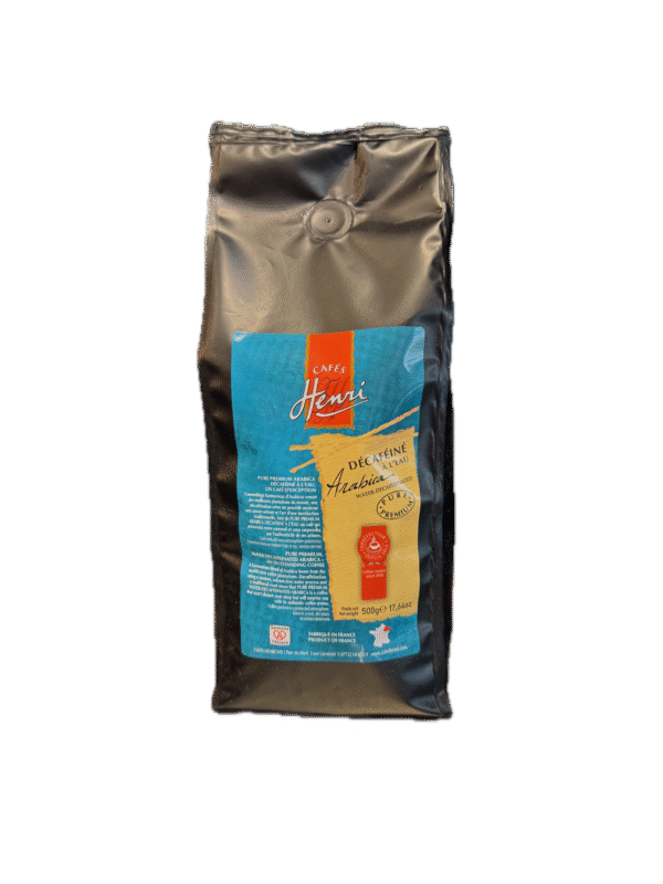 CAFÉ GRAIN DÉCAFÉINÉ HENRI 500G