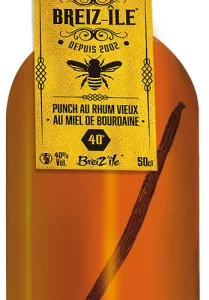 RHUM ARRANGÉS VIEUX RHUM/ MIEL DE BOURDAINE BREIZ'ILE 50CL