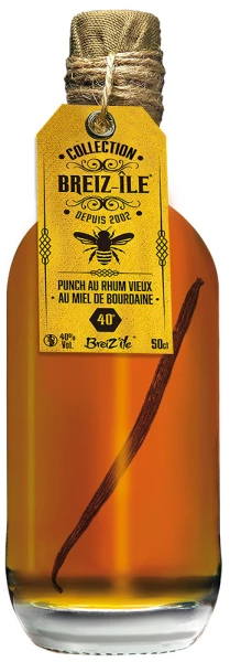 RHUM ARRANGÉS VIEUX RHUM/ MIEL DE BOURDAINE BREIZ'ILE 50CL