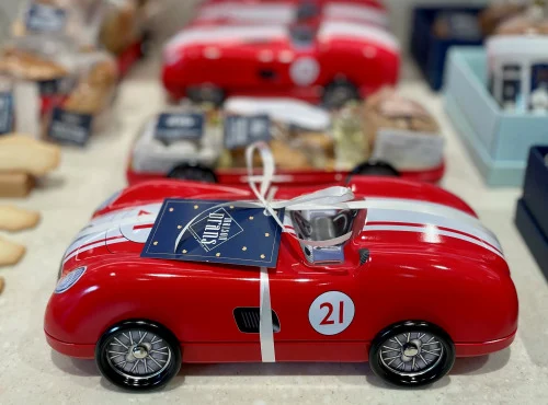 VOITURE DE COURSE GARNIE PETITS SABLÉS 240G MAISON DRANS