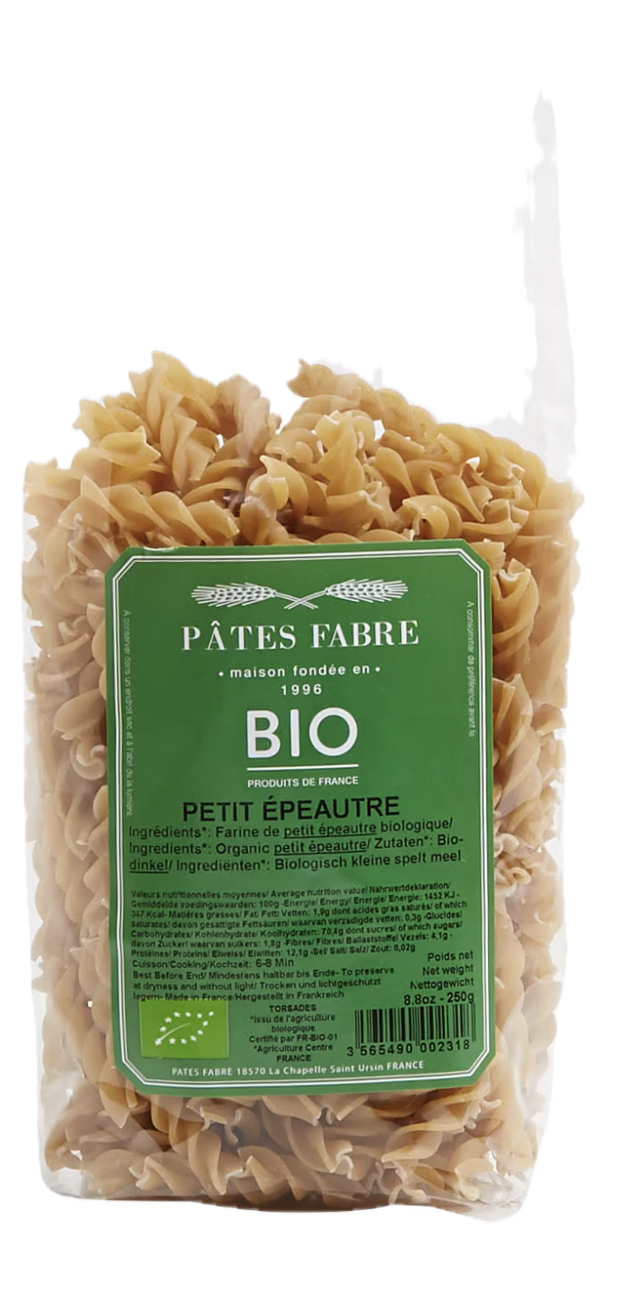 PÂTES BIO PETIT ÉPEAUTRE FABRE 250g