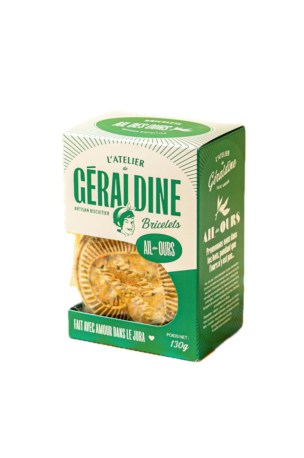 BRICELETS SALES AIL DES OURS GÂTEAUX GÉRALDINE 130G