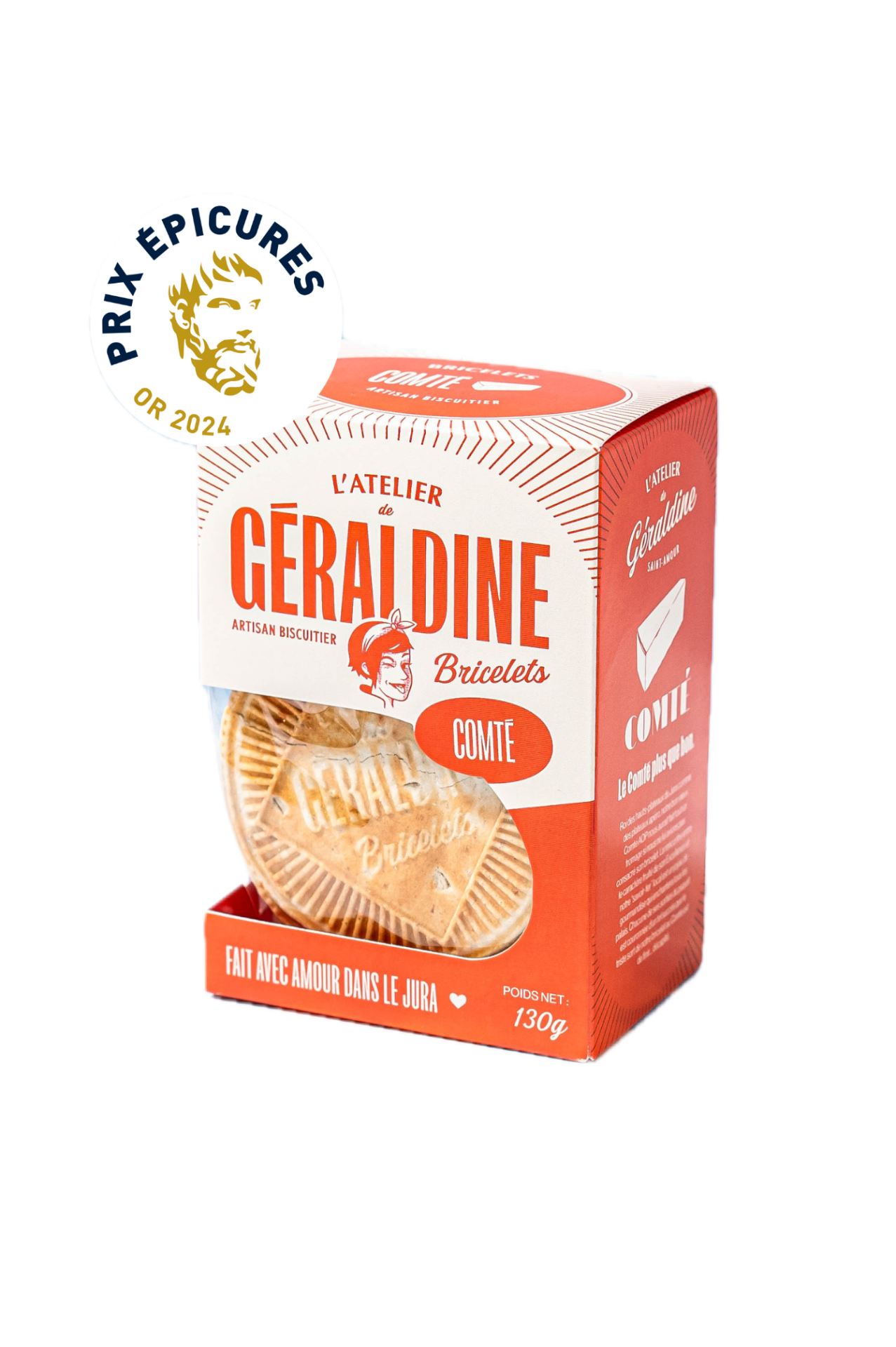 BRICELETS SALES AU COMTE GÂTEAUX GÉRALDINE 130G