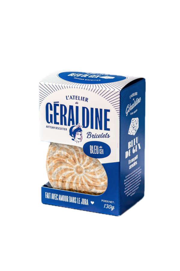 BRICELETS SALES AU BLEU DE GEX GÂTEAUX GÉRALDINE 130G