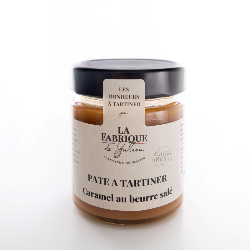 PÂTE À TARTINER CARAMEL BEURRE SALÉ 200G LA FABRIQUE DE JULIEN