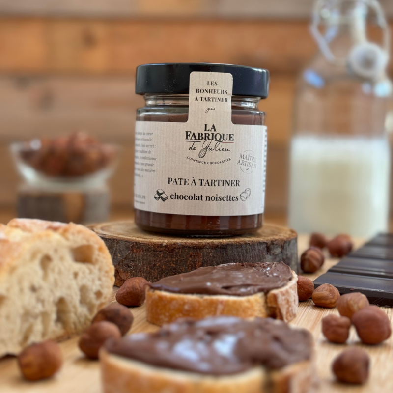 PÂTE À TARTINER CHOCOLAT NOISETTES 200G LA FABRIQUE DE JULIEN