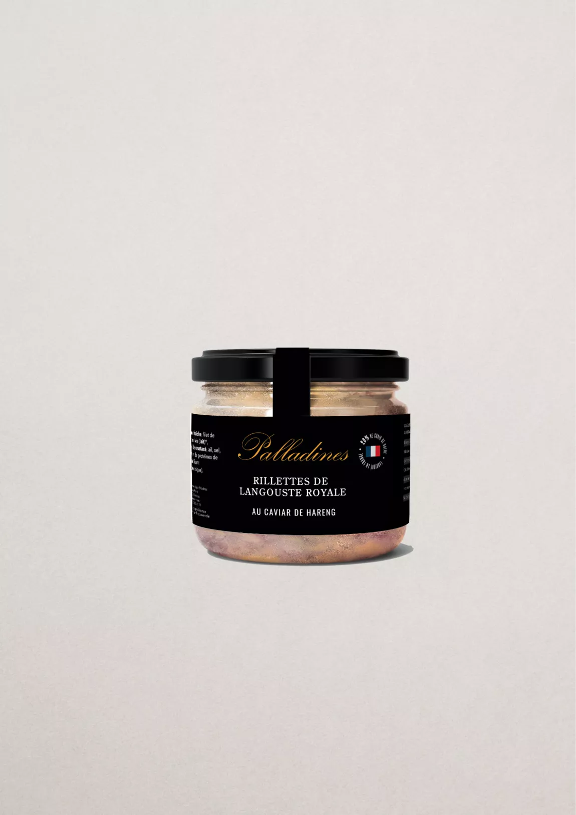RILLETTE DE LANGOUSTE CAVIAR DE HARENG PALLADINES 50G