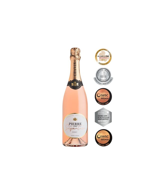 ROSÉ EFFERVESCENT SIGNATURE SANS ALCOOL PIERRE ZERO 75CL