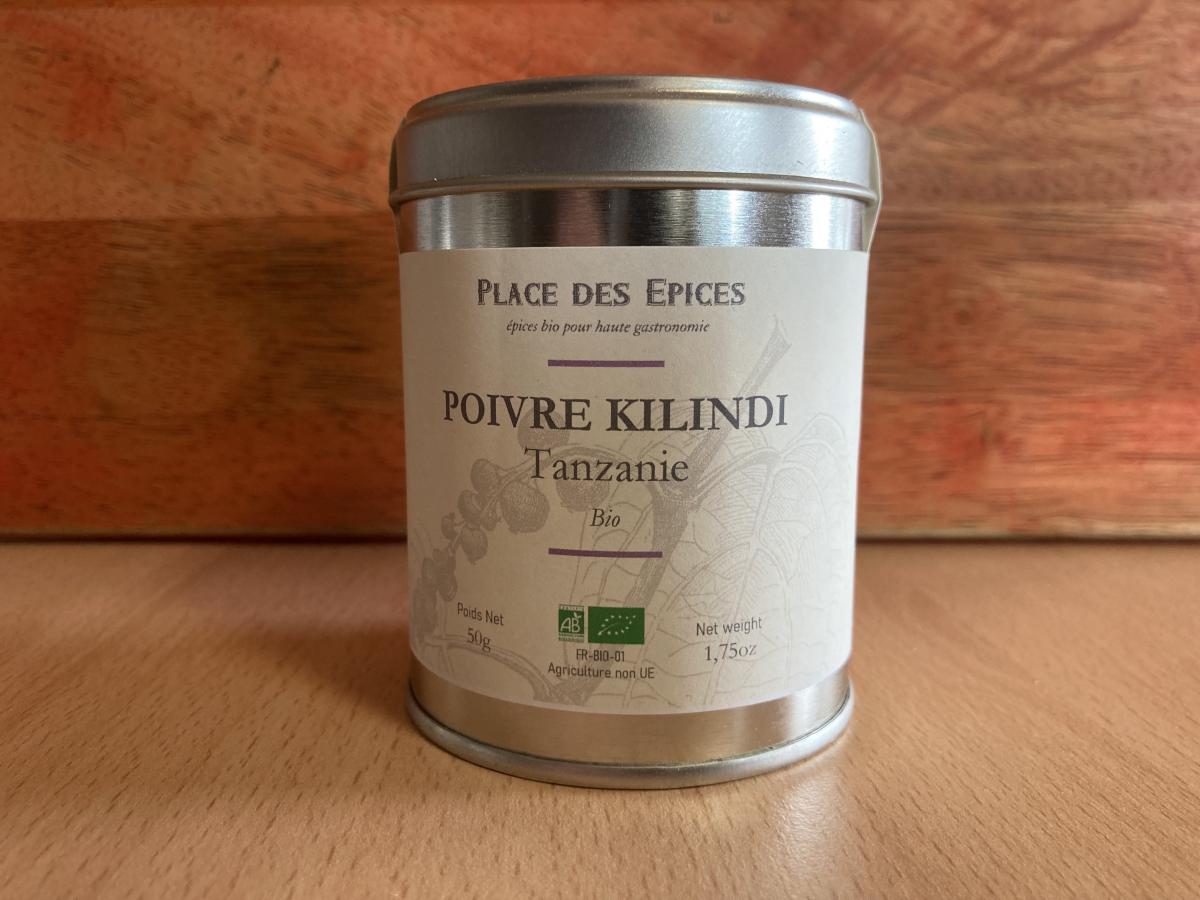 POIVRE NOIR KILINDI DE TANZANIE BIO 50G PLACE DES ÉPICES