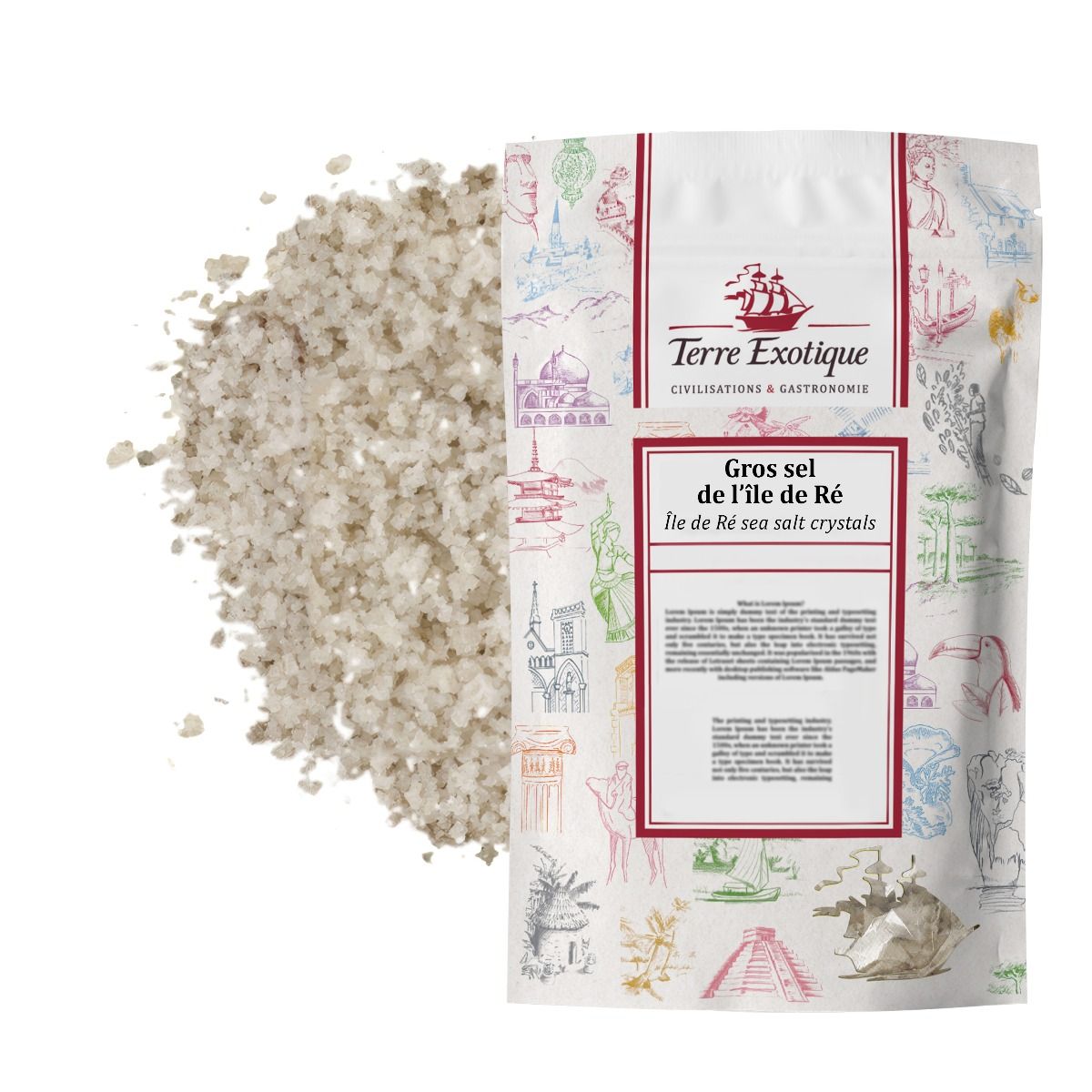 GROS SEL ILE DE RÉ 1KG TERRE EXOTIQUE