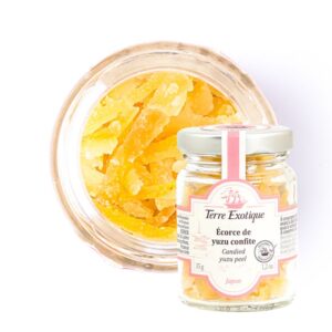 ÉCORCE DE YUZU CONFITES 35G TERRE EXOTIQUE