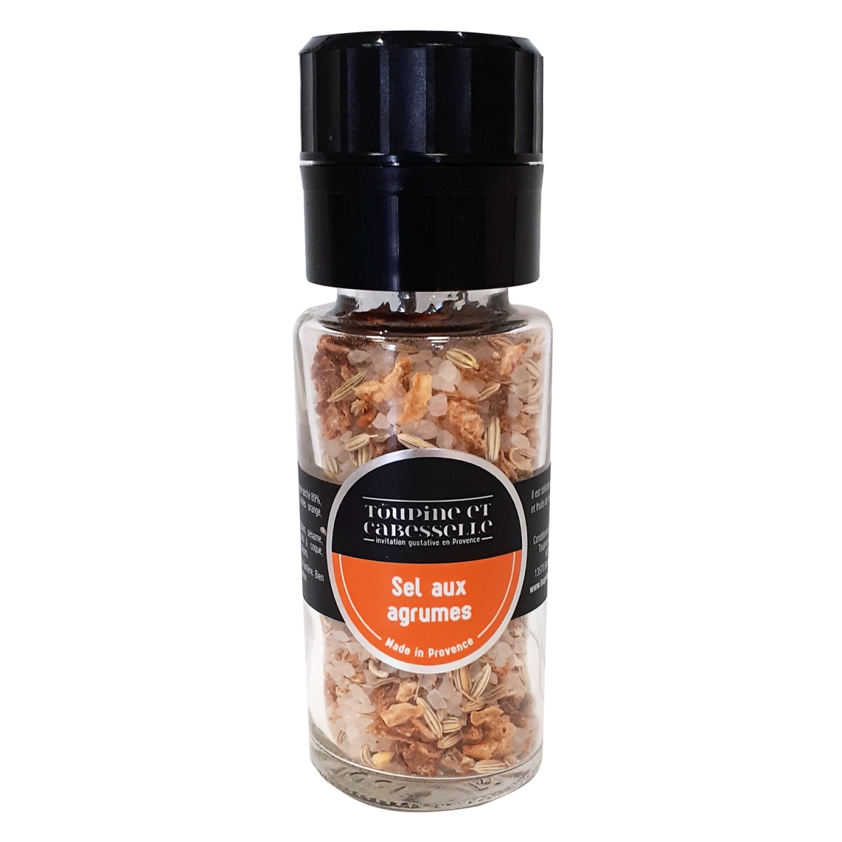 SEL AUX AGRUMES 105G TOUPINE ET CABESSELLE