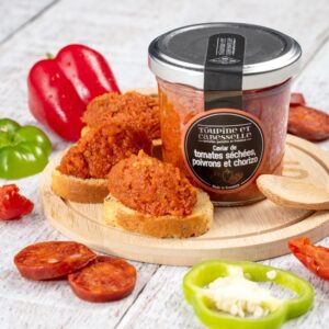 CAVIAR DE TOMATES SECHEES POIVRONS & CHORIZO 90G TOUPINE ET CABESSELLE